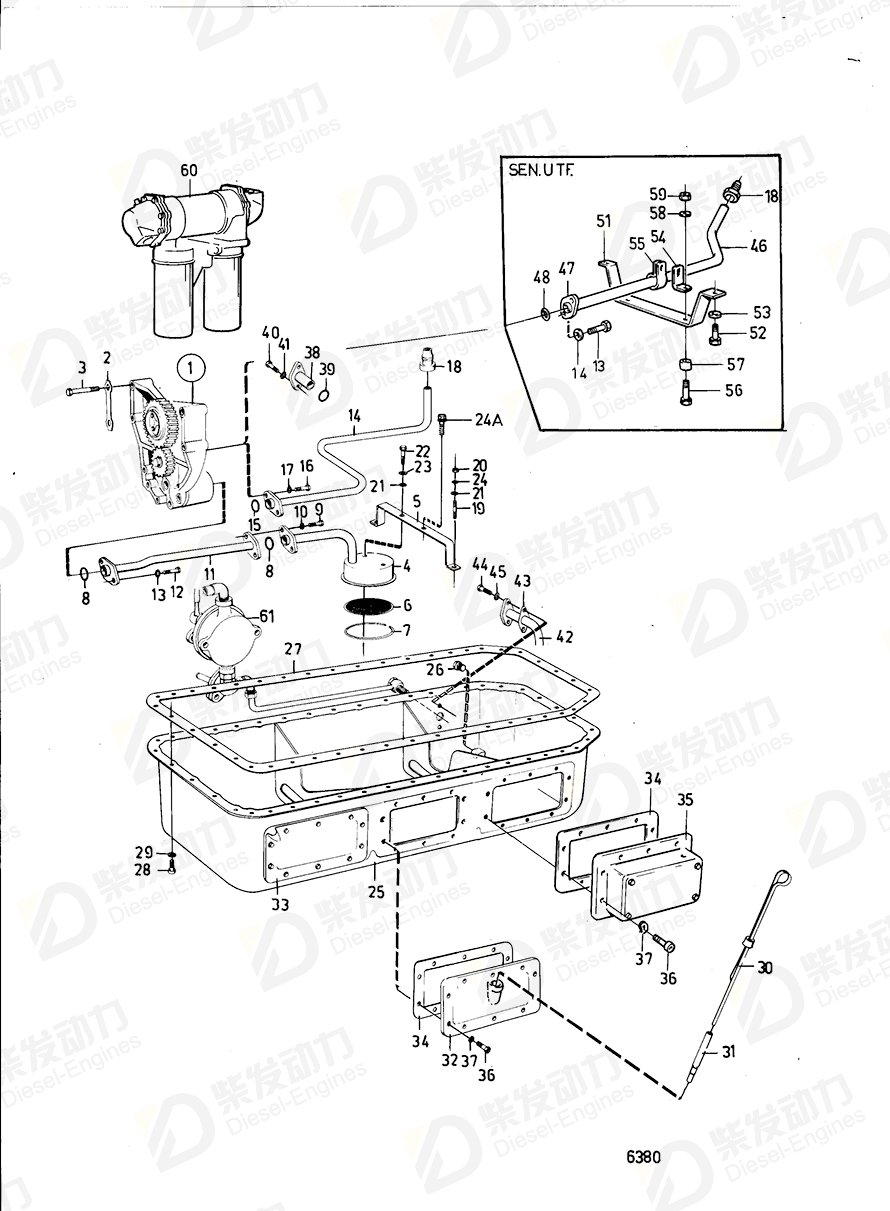 volvo penta Fitting 466907 Drawing volvo penta Fitting 466907 Drawing